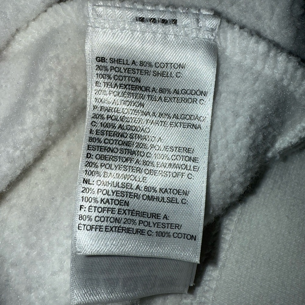 The North Face Women's White and Purple Hoodie sweatshirt sz Medium - Picture 11 of 12